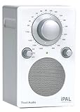 Tivoli Audio iPAL Portable Audio Laboratory AM/FM Radio, Silver/White