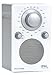 Tivoli Audio iPAL Portable Audio Laboratory AM/FM Radio, Silver/White