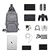 Victoriatourist Switch Travel Bag, for Nintendo Switch Console, Dock, Joy-Con Grip & Switch Accessories, Protective Storage Sling Backpack Shoulder Bag for Nintendo Switch and iPadthumb 4
