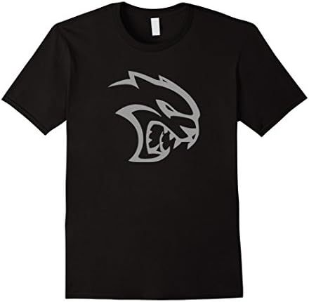 Mens SRT HELL CAT T SHIRT - Challenger Hell Cat Shirt - Grey2 XL Black