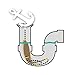 DrainWig- Bathtub Drain (2Pack), Never Clean a Clogged Drain Again, Hair Strainer, Hair Snare, As Seen on Shark Tank
