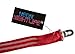Neon Nightlife Men's Light Up LED Suspenders, Stripe, Extra Bright, One Size, Red