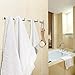 Amzdeal Coat Hook Wall Mounted 304 Stainless Steel Heavy Duty Coat Rack Door Hooks Bathroom Towel Hooks with 6 Hooks can Hold 30kg(66lb)