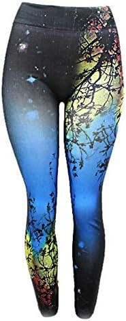 Modern Gems Fashion Aurora Galaxy Sky Spandex Leggings Pants Onesize