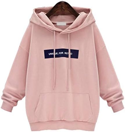 Hoodie Sweatshirt WomenMITIY Fashion Women's Long Sleeve Jumper Letter Pullover Tops Blouse