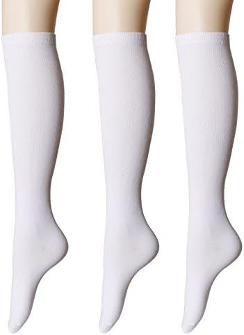 Womens Casual Knee Socks 3Pairs Solid & Heart & Argyle &leopard Pattern Colors Fashion Socks