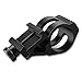 Modkin LED Flashlight Offset Ring Side Gun Mount for Flashlight/Laser with Quick Release - Black