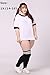 BS Anime School Uniforms [Plus size School Gym suits] Navy (5X (30~32))