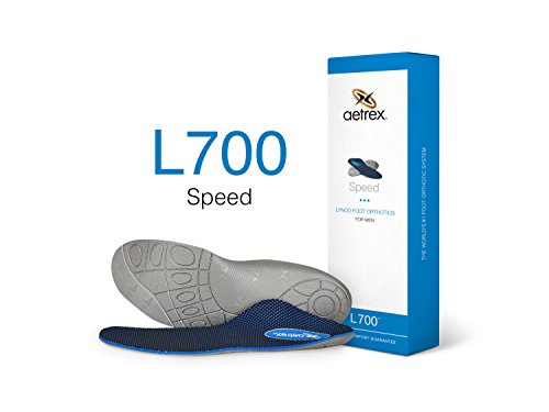 Men's L700 Speed Orthotics Arch Support Inserts - Plantar Fasciitis Relief Insoles Men for Swift Workouts and Comfort Shoe Inserts