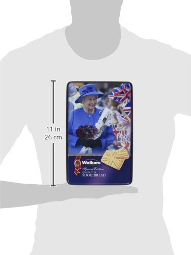 Walkers Shortbread Union Jack Queen Keepsake Tin, 8.8 Ounce