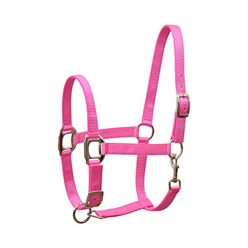 Forfurs Classic Horse headcollar/ Halter (Full, Hot Pink) BigaMart