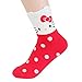 kikiyasocks Socksense Hello Kitty Character Series Women's Original Crew Socks (Kitty Me_5pairs)