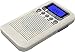 Uleader AM FM Pocket Digital Radio with Alarm Clock. (828 White)