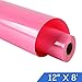 guangyintong Pink Heat Transfer Vinyl HTV Rolls, 12