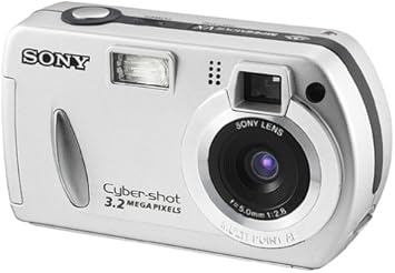 Amazon Com Sony Dscp32 Cybershot 3 2mp Digital Camera Point And Shoot Digital Cameras Camera Photo