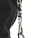 Patty Both Patty Both Metal + Leather Purse Shoulder Bag Chain Strap Handle Handbag Bag Chain Replacement 120cm (Silver+Black)
