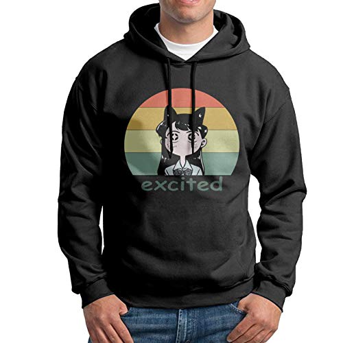 Men's Komi-San Hoodie Simple Classic Cotton Sweatshirt in Kuwait