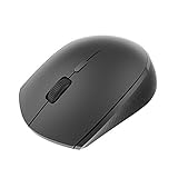 UHURU Bluetooth Mouse Rechargeable Wireless Mouse, Compact Optical Mouse for Notebook, Tablet, PC, Laptop, Computer, Mac-Black