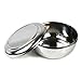 Set of 4, Korean Stainless Steel Rice Bowl with Lid Set, Korean Kitchen Restaurant, Multi-Purpose Stainless Steel Hygienic Sanitary Bowl + Lid Set