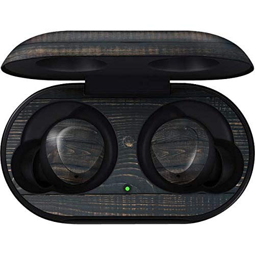 Skinit Black Painted Wood Galaxy Buds Skin - Wood Audio Decal - Ultra Thin, Lightweight Vinyl Decal Protection - Thumbnail 4