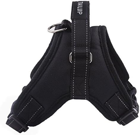 Aidle Front Range Dog Harness No-Pull Pet Harness Adjustable Outdoor Pet Vest Material Vest for Dogs Easy Control for Small Medium Large Dogs (L(chest:25-30"))