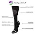 MadSportsStuff Baller Basketball Logo Crew Socks (Black/Graphite, Large)