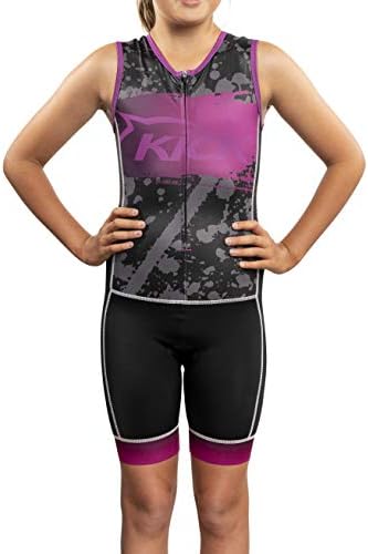 Dolphin Kick Team Junior FZ Tri Suit, High Wicking Quality Italian Fabric, Soft effective Power Bands