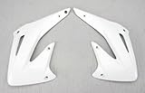UFO HO03693-041 Replacement Plastic (FOR HONDA RAD CVRS CR450 WHITE)