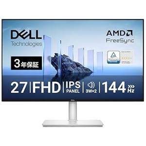 Dell S2725HSM 27インチ モニター(無輝点3年保証/FHD/IPS,非光沢/HDMIx2)