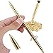 WINOMO Wedding Pen with Pen Stand Base - Golden