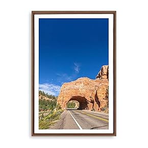Framed Canvas Wall Art for Living Room, Bedroom Highway Canvas Prints for Modern Home Decoration Ready to Hang - 16"x24" inches