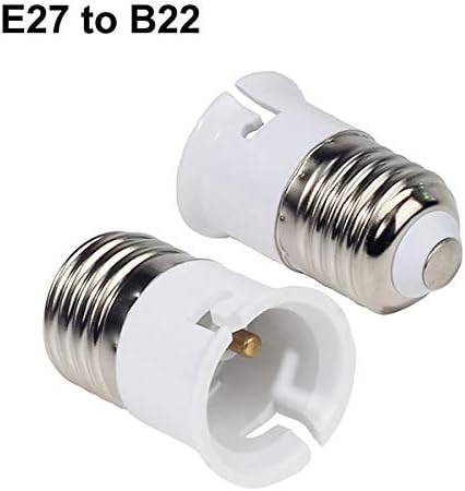 Kamas tools - 1PCS E27 Male to E14 G9 E12 B22 G4 MR16 GU10 E40 Female Lamp Base Lamp Holder Converter Socket Adapter For LED Corn Bulb light - (Body Color: E27 to B22)