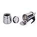 MAYMII 2 Cup/100ml Stainless Steel Moka Espresso Latte Percolator Stove Top Coffee Maker Pot