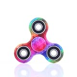 Fidget Spinner Rainbow Plastic, Keepfit Hand Spinner, Fun Fidget Toy for Children's Day