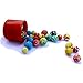 Bouncy Rubber Ball Set of 25 Assorted Colors and Sizes - Super Bounce Ball Party Favor 25 Count for Kid’s Birthday Party | BBQ | Beach | Camping - Mini Bouncing Rubber Balls Variety Pack