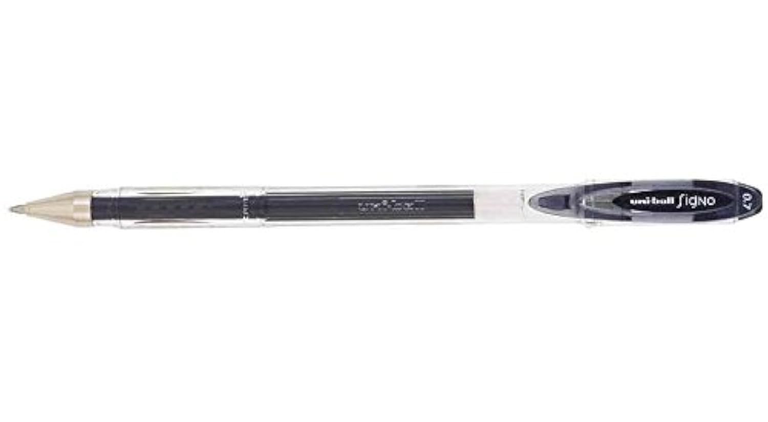 Uni-Ball Signo UM120 Gel Ink Rollerball Pens Medium Tip 0.7 mm Pack of 3 Blackaa