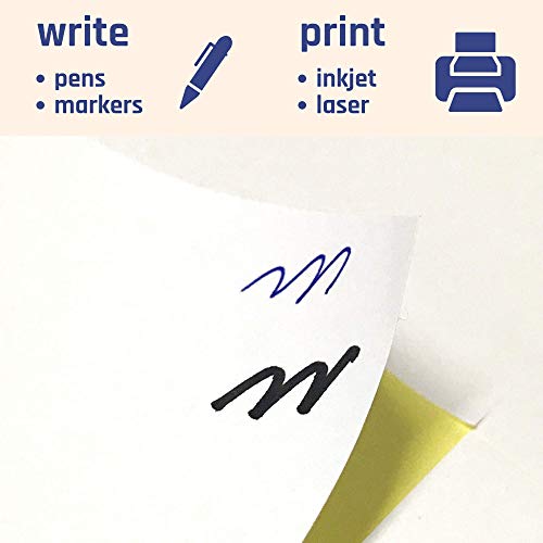 (2" x 4") 30 Sheets, Matte White Sticker Label, Laser/Inkjet Printing - 10 per Page - Thumbnail 3