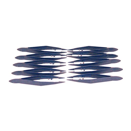 First Voice TS-4917-10 Plastic Forceps/Tweezers (Pack of 10)