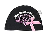 Harley-Davidson Baby Girls' Beanie, Rebel Kitty Newborn Cap, Black 4200268