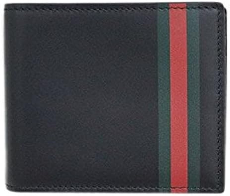 Amazon グッチ グッチ 財布 1060 メンズ Gucci 二つ折り マネークリップ 札入れ ウェビング レッドxグリーン カーフブラック 並行輸入品 シューズ バッグ