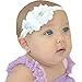 SIXNEW Homissor Bloomposh Baby Girl Baptism Headbands with Bows