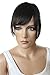 CAISHA 100% HUMAN HAIR Clip in Bangs Fringe Hair Piece Hair Extension Black-Brown H313x