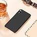 TORRAS [Love Series iPhone XR Case, Liquid Silicone Gel Rubber Slim Shockproof Case Cover with Soft Microfiber Lining Cushion Compatible with iPhone XR, Black