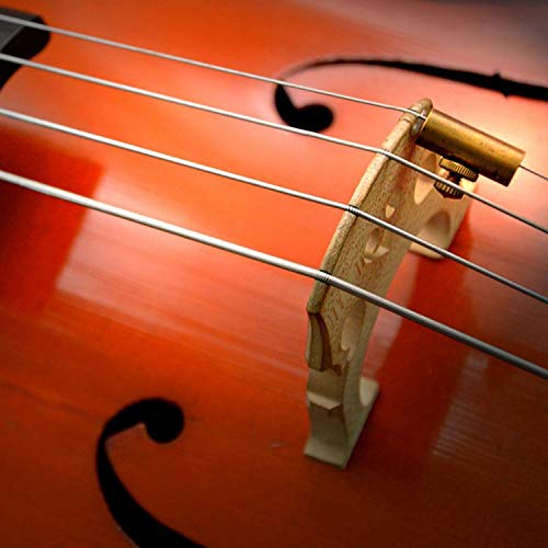SODIAL 1 Piece Gold Copper Cello Wolf Tone Eliminator Wolfe Tone Mute Suppressor for Cello Gold