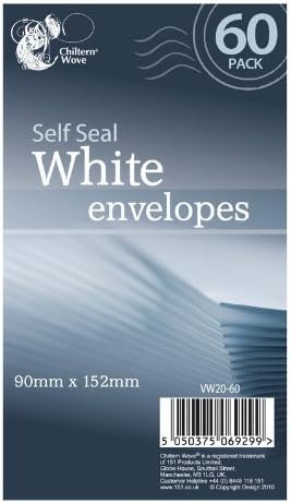 120 Self Seal White Envelopes/2 Packs of 60