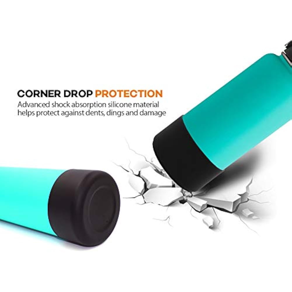 Protective Silicone Boot For 12oz 40 Hydro Sport Water Bottles Flask