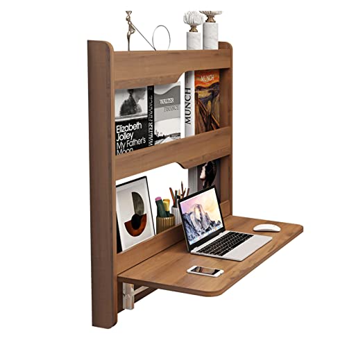 Pmnianhua Floating Desk, Wall Mounted Desk Folding Wall Desk with