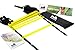 REEHUT Agility Ladder w/ Free User E-Book + Carry Bag - Speed Training Equipment (Yellow, 8 Rungs)