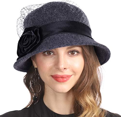 Buy Women Vintage Elegant Wool Felt 