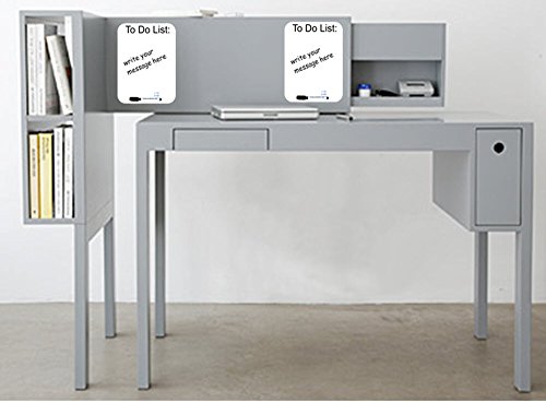 Dry Erase Sheets with Dry Erase Marker - Heavy Duty 4 mil (8.5" x 11") Vinyl White Board Wall Stickers -4 Pack of Peel and Stick Dry Erase Sheets or 1 DE Sticker Board -Made in The USA!